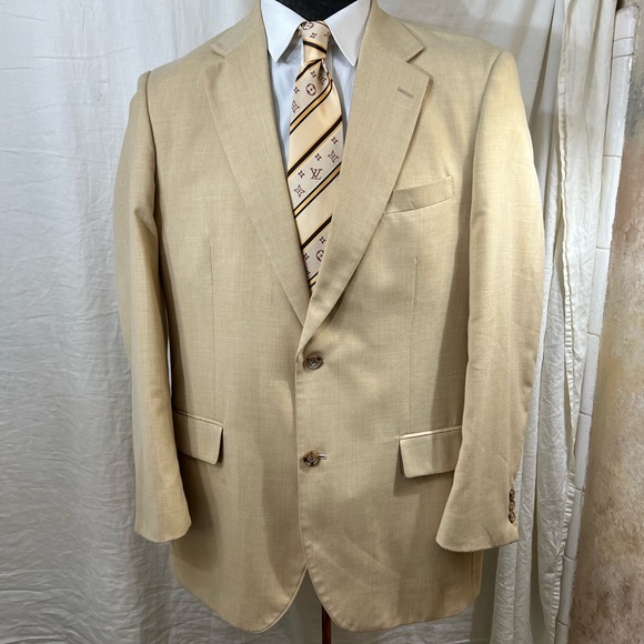 Alan Flusser mens Blazer size 44L a blend of fabrics. - Picture 12 of 13